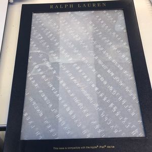 Ralph lauren Ipad leather holder